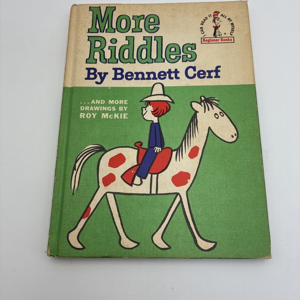 More Riddles Bennett Cerf Roy McKie Beginner Books 1961 Vintage Hardcover B-24